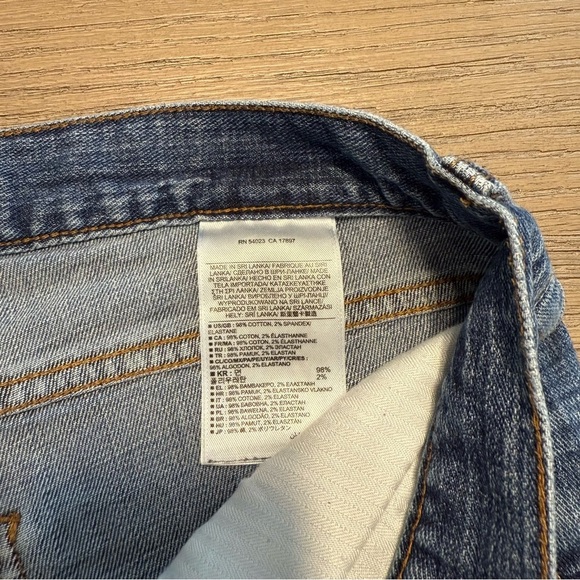 Banana Republic Boyfriend Distressed Jeans Sz 27 Relaxed Fit 90s Bohemian Modern - Picture 7 of 11